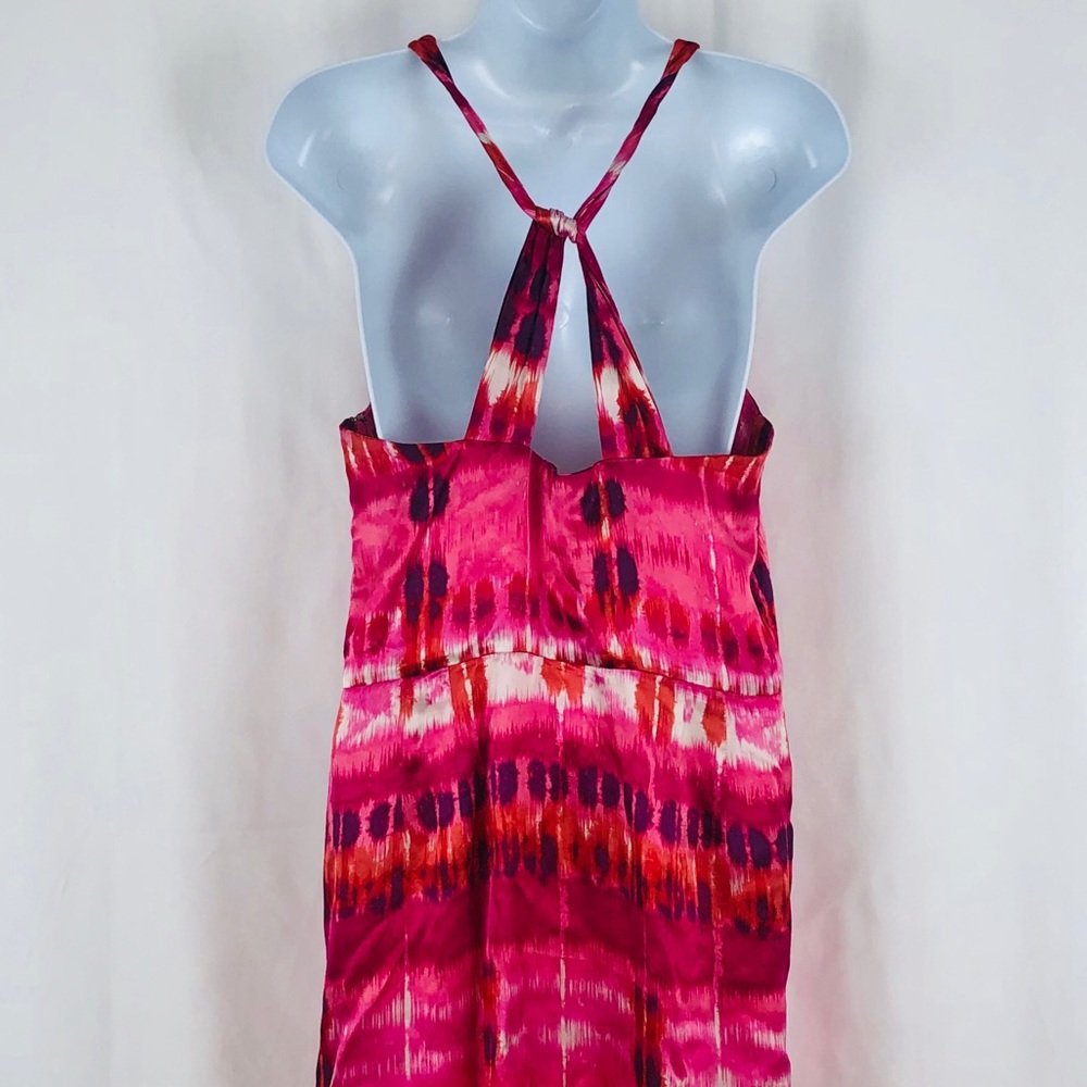 Banana Republic Silk twist strap dress pockets 6 - Picture 5 of 14